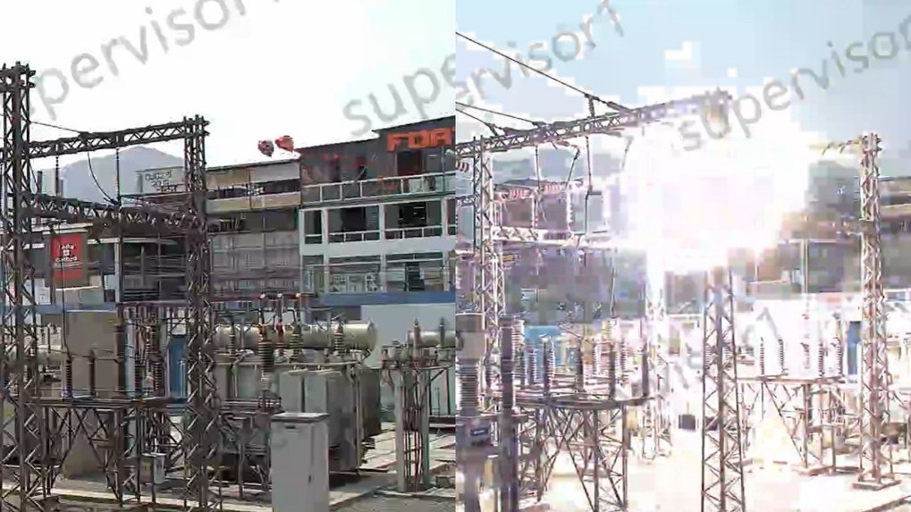 Globos provocaron explosión en planta eléctrica y más de 47 mil familias en Ate, Chosica y Chaclacayo se quedaron sin luz [VIDEO]