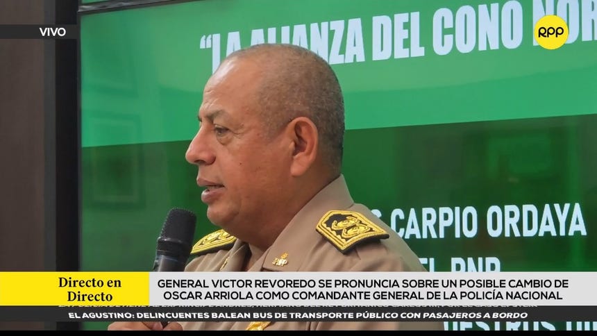 General Víctor Revoredo: PNP responde a la Constitución y autoridades legalmente nombradas