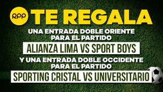 RPP te lleva al estadio: gana 1 entrada doble oriente para el Alianza Lima vs. Sport Boys y 1 entrada doble occidente para el Sporting Cristal vs. Universitario
