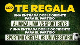 RPP te lleva al estadio: gana 1 entrada doble oriente para el Alianza Lima vs. Sport Boys y 1 entrada doble occidente para el Sporting Cristal vs. Universitario