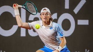 Ignacio Buse en la previa del partido por cuartos de final del Río Open: 