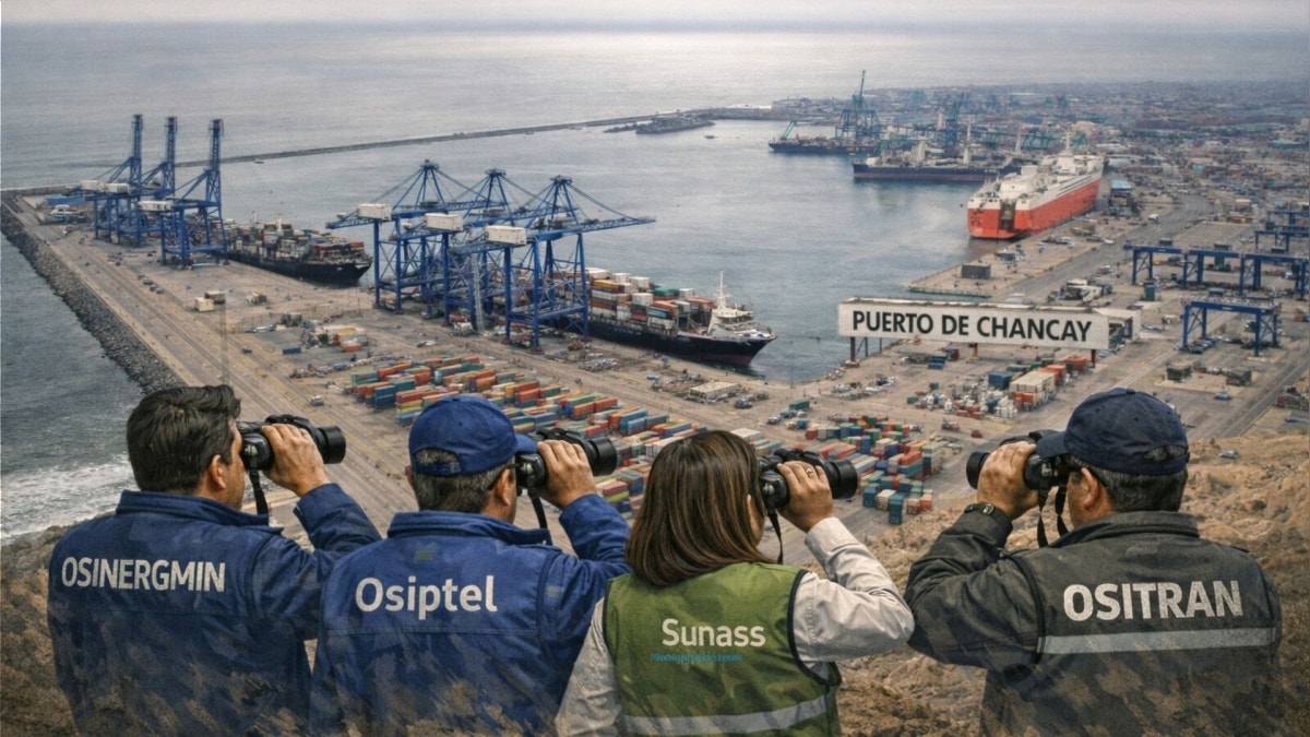 ¿Quién vigila a Chancay?: Osinergmin, Osiptel, Sunass y Ositrán advierten riesgos en la supervisión pública