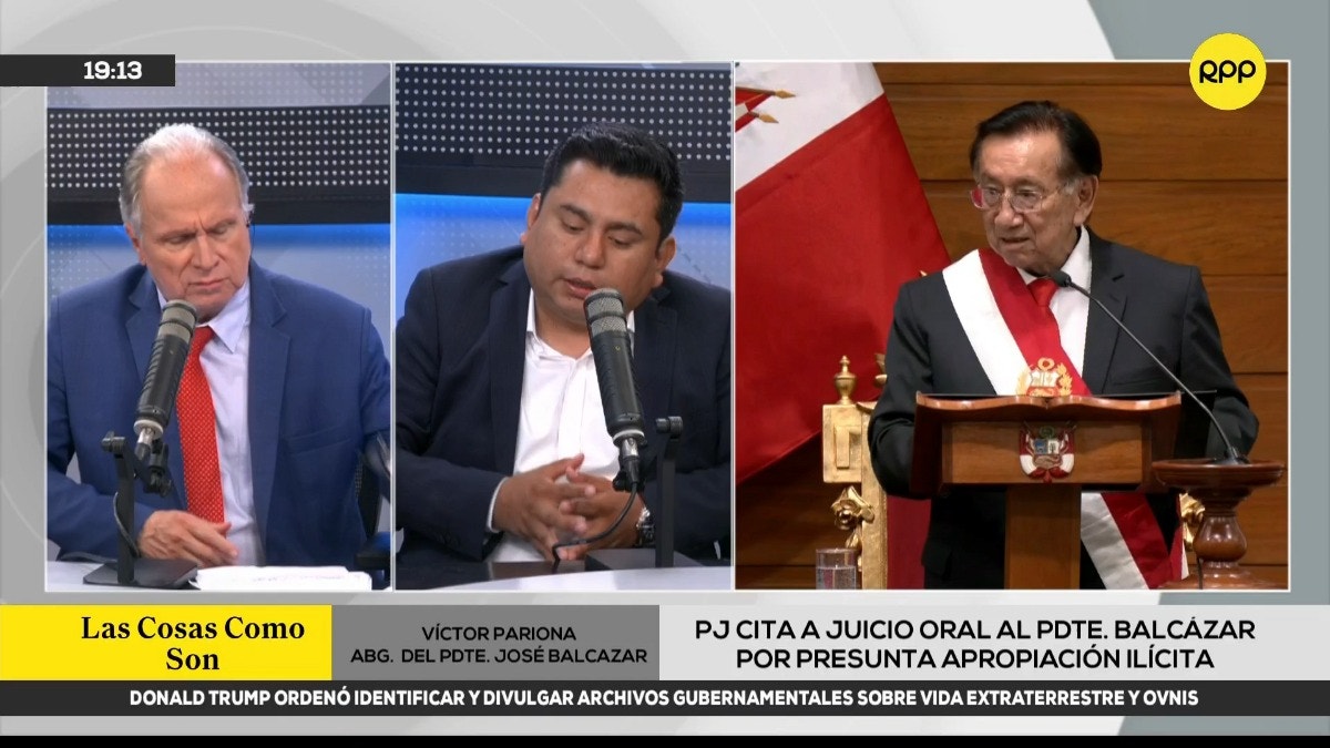 Presidente Balcázar todavía no define si acudirá a juicio en su contra en Lambayeque: 