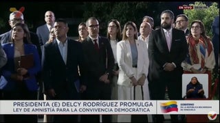 Delcy Rodríguez pide revisar casos no contemplados en amnistía aprobada en Venezuela