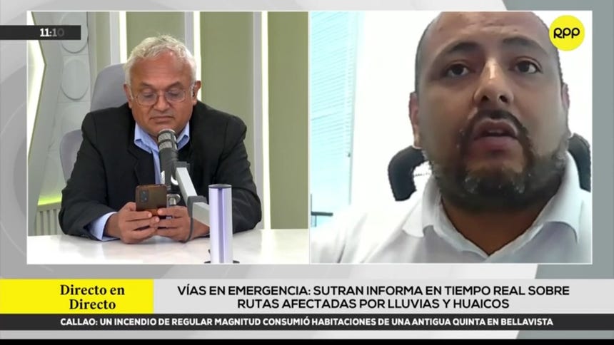 Ronald Power, vocero de la Sutran. 