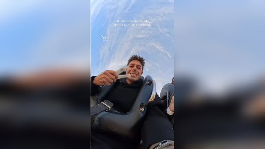 Hugo García festeja la noticia de que será papá