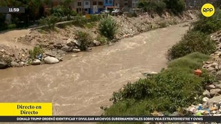 Buscan a lo largo del río Rímac a policía que fue arrastrado por el caudal tras ingresar a rescatar a perrito