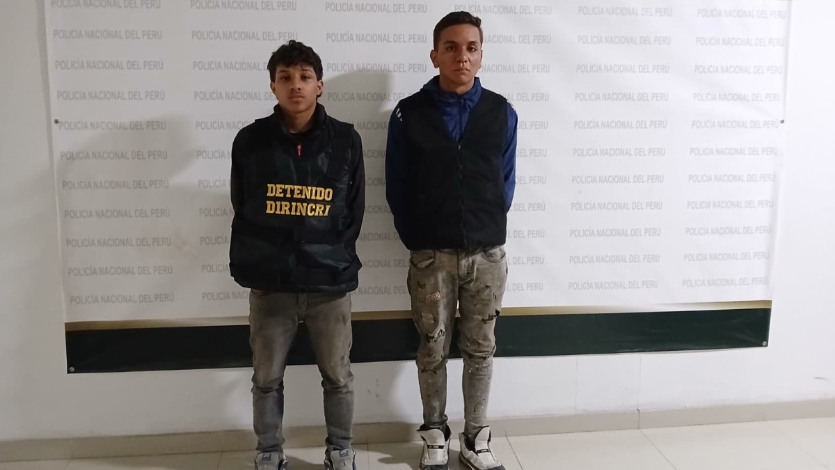 Comas: Policía detuvo a dos presuntos extorsionadores minutos antes de atacar a transportistas