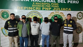 Puno: capturan a presuntos integrantes de la organización criminal 'Los Injertos de Juliaca'