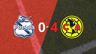 Liga MX: Club América no tuvo piedad y goleó 4 a 0 a Puebla