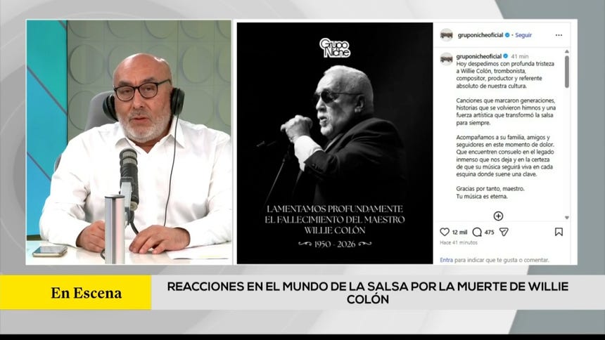 Reacciones a la muerte de Willie Colón: artistas y fans despiden al ícono de la salsa