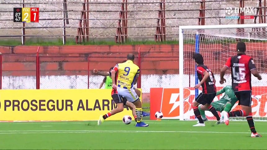 Así fue el segundo gol de Hernán Barcos ante Melgar
