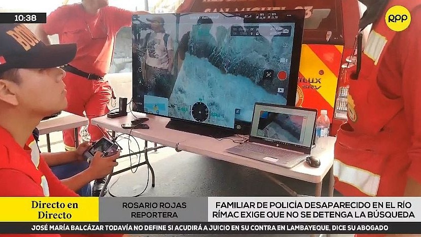 Familia del policía desaparecido en el río Rímac pide no cesar en su búsqueda
