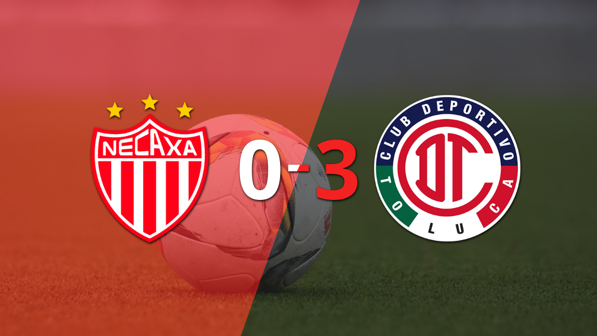 Liga MX: Goleada 3-0 de Toluca FC a Necaxa con doblete de Paulinho incluído