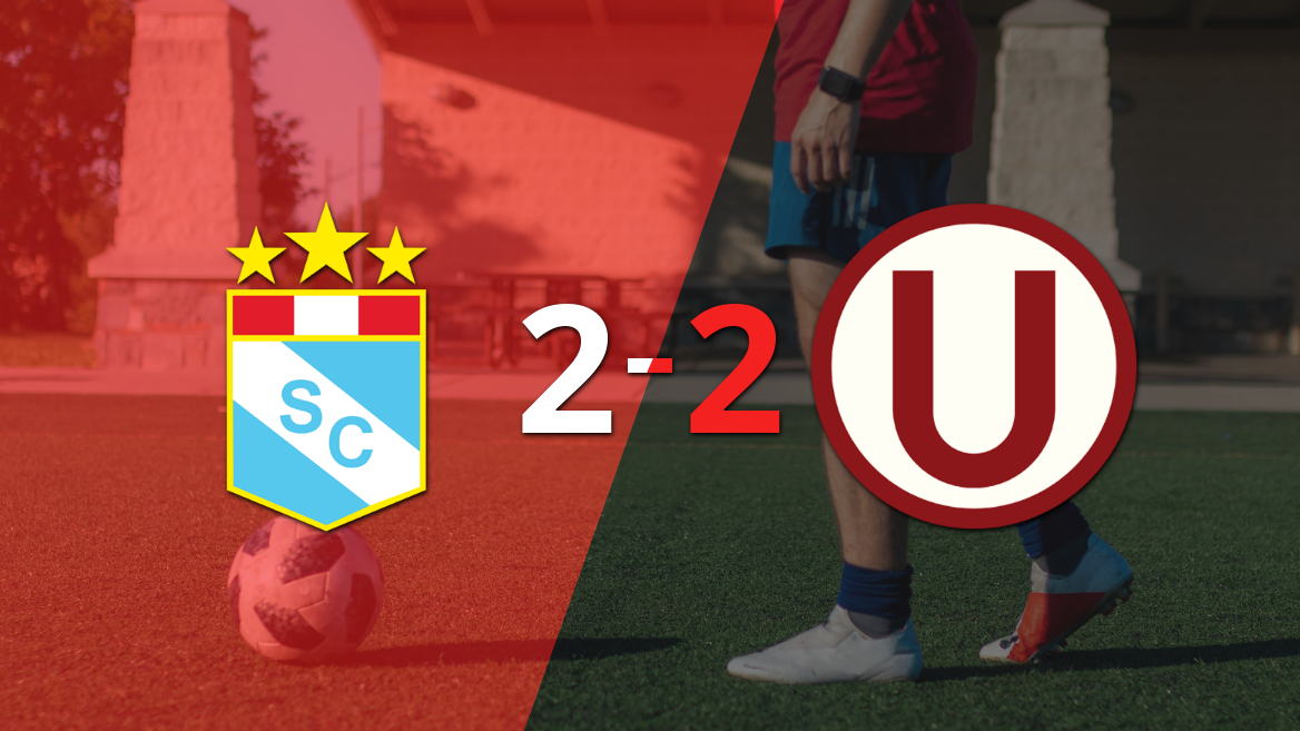 Liga 1: Sporting Cristal y Universitario firman tablas 2-2 con gol agónico en el clásico contemporáneo