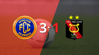 Liga 1: FC Cajamarca supera por 3-1 a Melgar tras dar vuelta el partido