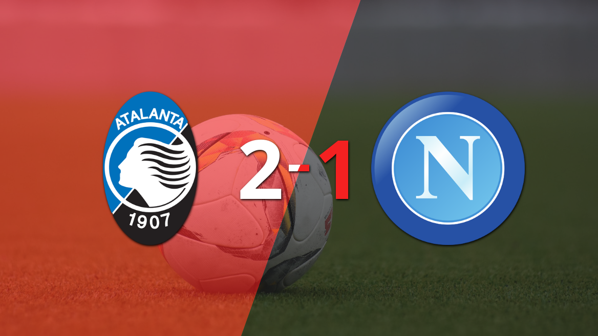 Serie A: Atalanta supera por 2-1 a Napoli tras dar vuelta el partido