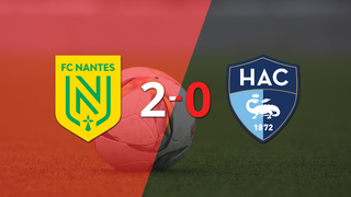 Liga de Francia: Nantes le ganó con claridad a Le Havre AC por 2 a 0