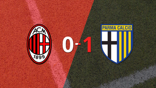 Serie A: Parma ganó por 1-0 a Milan con el gol de Mariano Troilo
