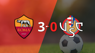 Serie A: Goleada de Roma 3 a 0 sobre Cremonese