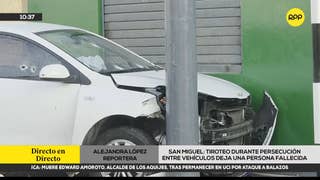 San Miguel: tiroteo durante persecución deja una persona fallecida en la avenida Libertad