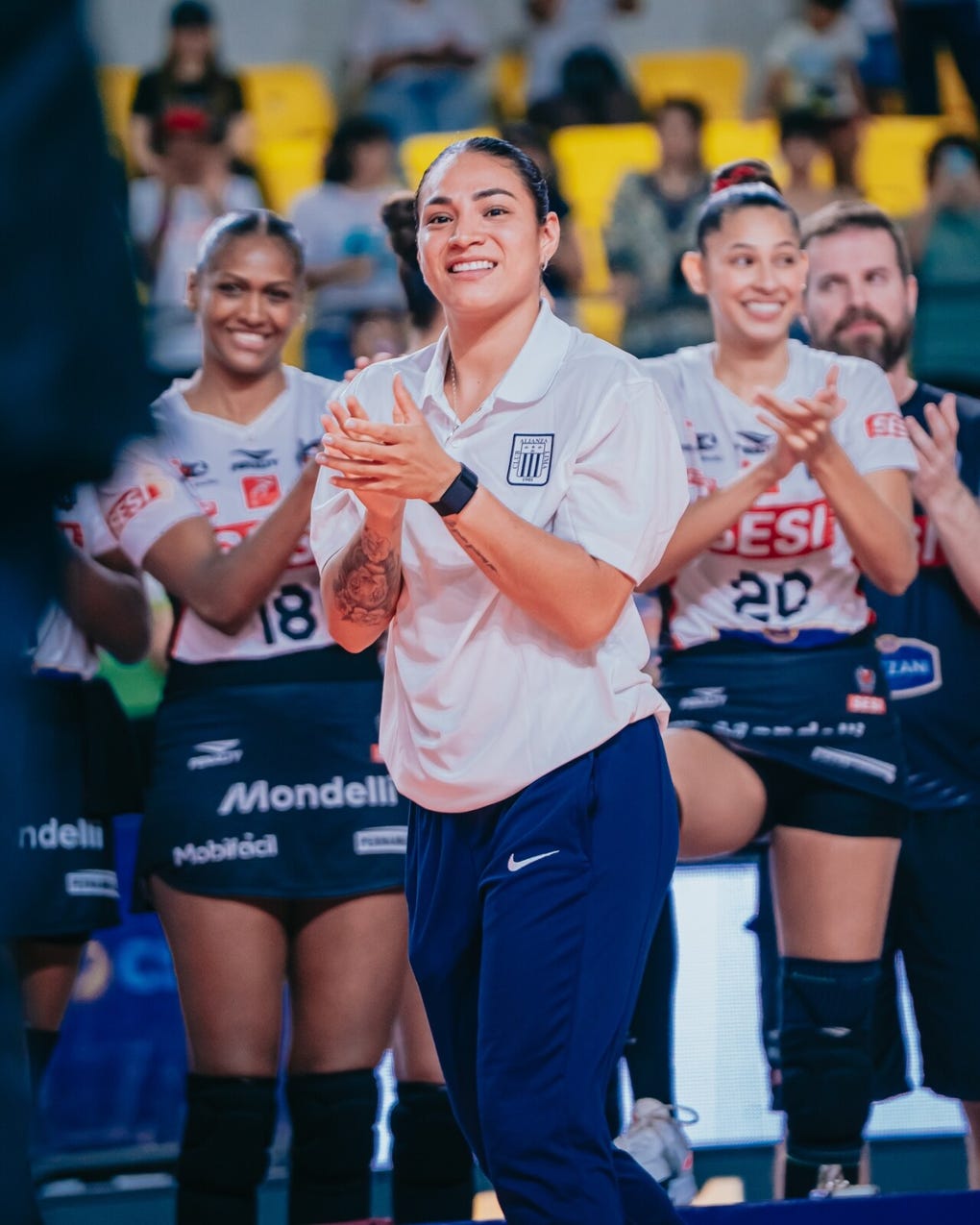 Por segundo año consecutivo, Esmeralda es reconocida como La Mejor Líbero del Sudamericano de Clubes.