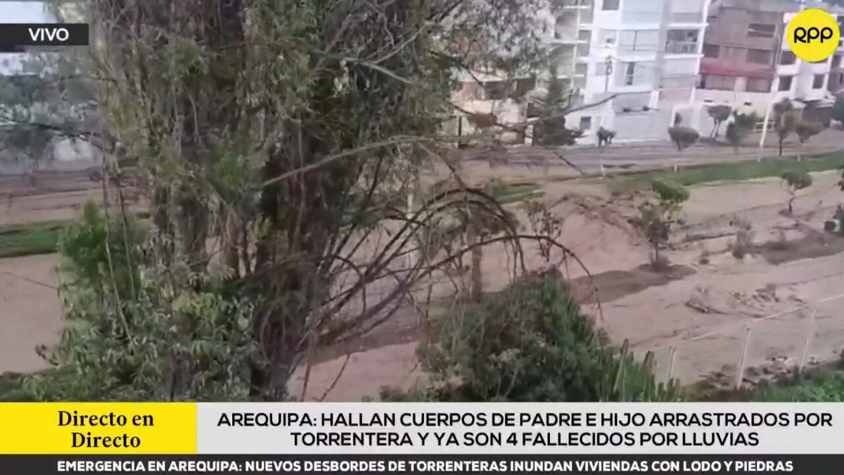 Arequipa: confirman muerte de padre e hijo arrastrados por torrentera en Cayma