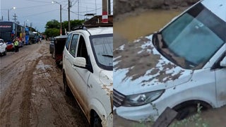 Piura: pobladores piden ayuda luego de que inundaciones afectaran viviendas en Máncora