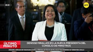 Denisse Miralles es la nueva presidenta del Consejo de Ministros de José María Balcazar: ¿Cuál es su perfil?