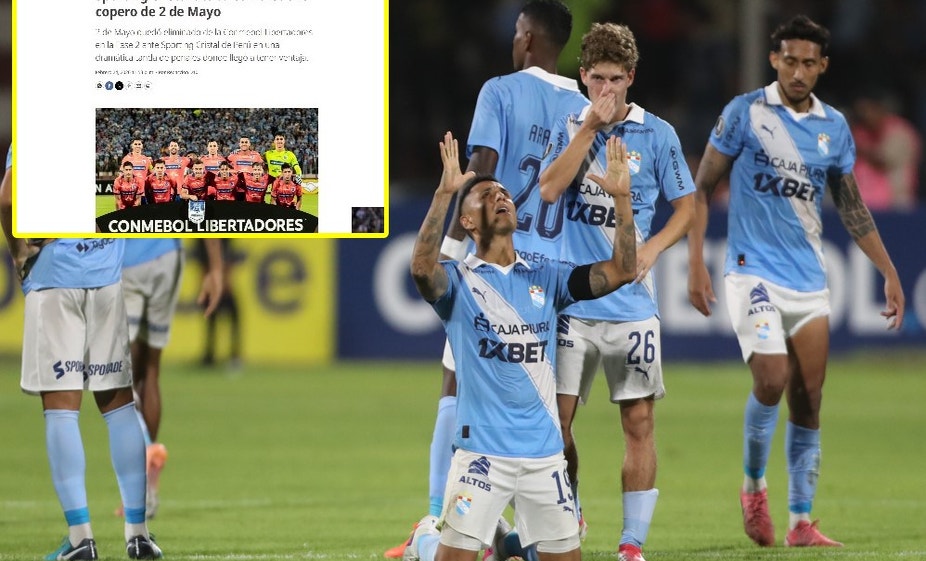 La prensa paraguaya reaccionó después el triunfo de Sporting Cristal ante 2 de Mayo por penales en la Copa Libertadores 2026.