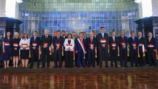 José María Balcázar tomó juramento al gabinete Miralles: estos son todos los nuevos ministros