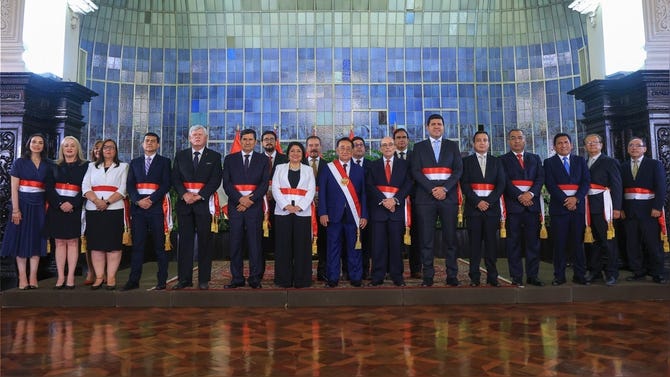 José María Balcázar tomó juramento al gabinete Miralles: estos son todos los nuevos ministros