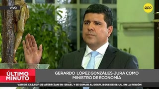 Gerardo López Gonzáles es designado como Ministro de Economía y Finanzas [PERFIL]