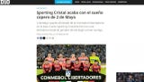 <strong>D10 de Paraguay: </strong>Sporting Cristal acaba con el sueño copero de 2 de Mayo
