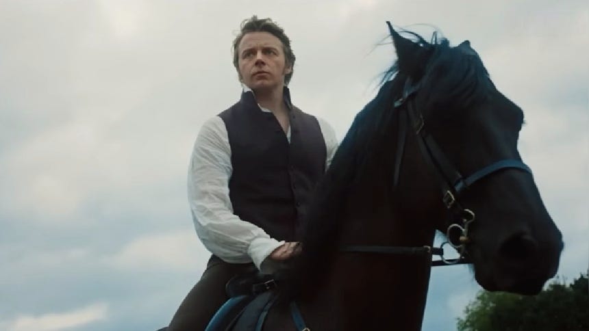 El actor Jack Lowden interpreta a Mr. Darcy en la nueva miniserie 'Orgullo y Prejuicio'.