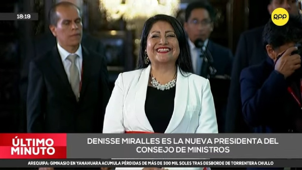 Denisse Miralles es la nueva presidenta del Consejo de Ministros de José María Balcazar: ¿Cuál es su perfil?
