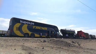 Ica: pasajeros que se dirigen a Cusco están varados desde anoche en Ocucaje