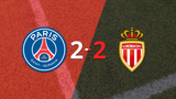 Champions League: PSG sigue con vida a pesar de que empató 2-2Mónaco