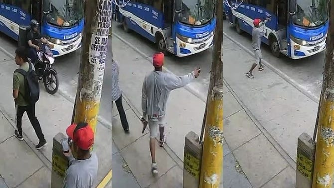 ¡A plena luz del día! Balean a chofer de bus de la empresa Etssacocsa en Comas