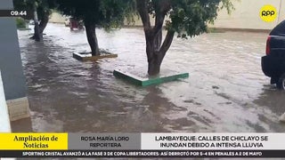 Alarma en Chiclayo: así terminó la ciudad tras una lluvia torrencial de más de una hora
