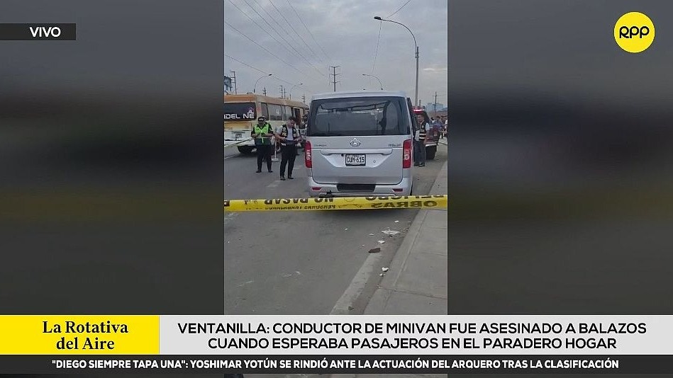 PNP investiga asesinato de colectivero en la Panamericana Norte
