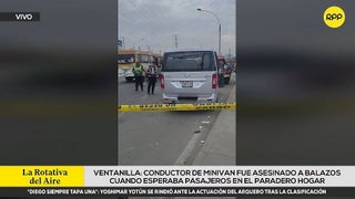 PNP investiga asesinato de colectivero en la Panamericana Norte