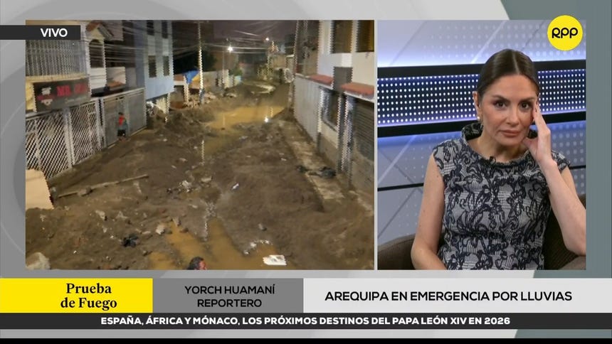 Arequipa en emergencia por lluvias 