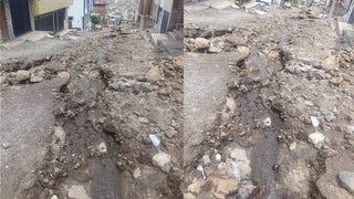 Arequipa: pobladores piden reparación de tubería de agua y asfaltado de pistas