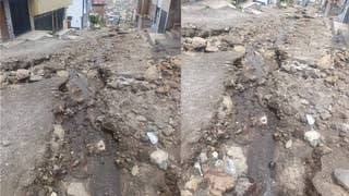 Arequipa: pobladores piden reparación de tubería de agua y asfaltado de pistas