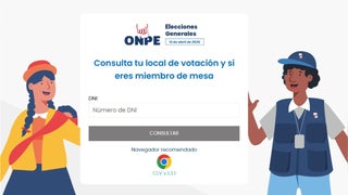¿Dónde ver tu local de votación en ONPE para las Elecciones 2026?