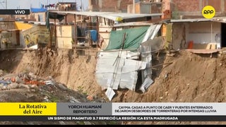 Cayma: casas a punto de caer, puentes enterrados y tuberías colapsadas dejaron desbordes de torrenteras por intensas lluvias