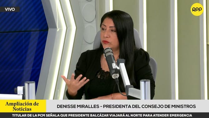 Miralles niega cuotas políticas en el gabinete y alista reunión con el Mininter y la PNP para agilizar estrategia de seguridad