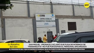 San Miguel: Pronacej señaló que fuga de internos de 'Maranguita' no fue por dopar al personal encargado