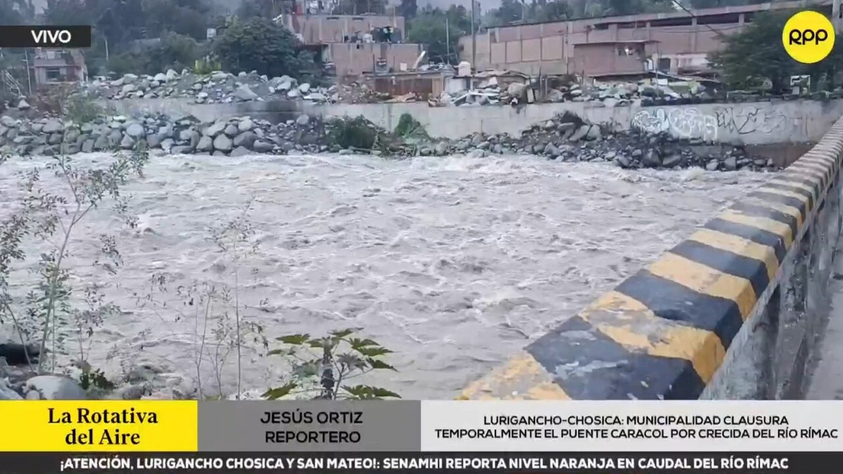 Lurigancho-Chosica: municipalidad clausura temporalmente el puente Caracol por crecida del río Rímac